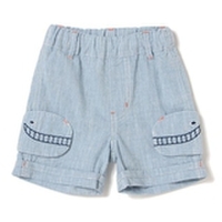 【30%OFF】くじらポケットシャンブレーショートパンツ