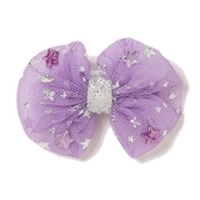 チュールリボンヘアクリップ