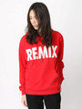 WEGO/REMIXロゴプルパーカー