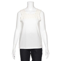 肩レーススクエアネックタンクトップ