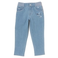 【キッズサイズ向け】リボン刺しゅう入りデニムパンツ