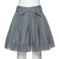 【30%OFF】ウエストリボンフレアスカパン