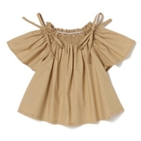 オフショルダーチュニックブラウス