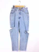 WEGO/【古着】リメイククラッシュデニムパンツ