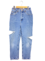 リメイククラッシュデニムパンツ リメイク      