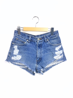 リメイククラッシュデニムショーツ リメイク      