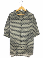 半袖柄シャツ プリントシャツ      /サイズ表記 XL