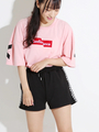 WEGO/サイドラインショートパンツ