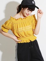 WEGO/バルファスレースオフショルブラウス