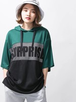 WEGO/メッシュロゴTパーカー