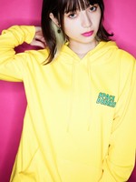 WEGO/ミニロゴプリントパーカー