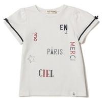 【50%OFF】【キッズサイズ向け】ランダムロゴ刺しゅう入りTシャツ