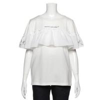 【50%OFF】【トドラーサイズ向け】お花刺しゅう入りフリルつきTシャツ