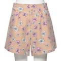 【50%OFF】【ニコ☆プチ掲載】フラワー柄ショートパンツ