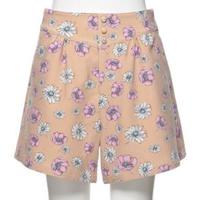 【50%OFF】【ニコ☆プチ掲載】フラワー柄ショートパンツ