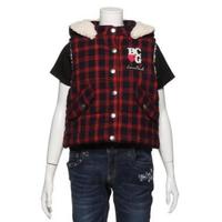 【50%OFF】【ニコ☆プチ掲載】裏ボア中わたロゴワッペンつきベスト