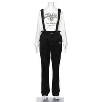 【50%OFF】サスペンダーつきフリルロングパンツ