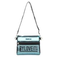 【50%OFF】ビニールロゴテープショルダーバッグ