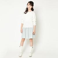 【50%OFF】フラワーモチーフつきニット