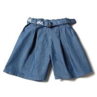 【50%OFF】ベルトつきタックキュロット