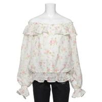 【50%OFF】花柄オフショルブラウス