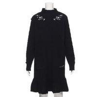 【50%OFF】刺しゅう入りニットワンピース