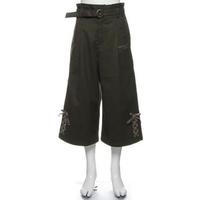 【50%OFF】裾レースアップワイドパンツ