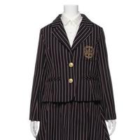 【50%OFF】ストライプ柄金ボタンジャケット
