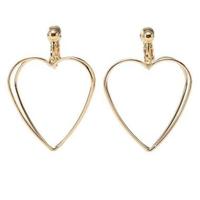 【37%OFF】ダブルハートイヤリング