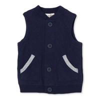 【30%OFF】ニットキルトベスト