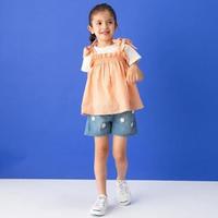 【40%OFF】肩リボンチュニック×クルーネックTシャツ