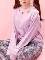 WC/ハートアナアキスウェット