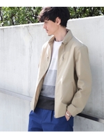 2WAYサッカーパーカーブルゾン [ メンズ ブルゾン フード ]/ベージュ(052)