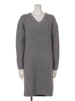 BACKレースアップニットOP/T.GRY