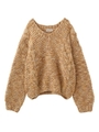 CABLE KNIT TOP/ベージュ