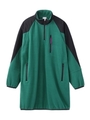 HALF ZIP FLEECE DRESS/グリーン