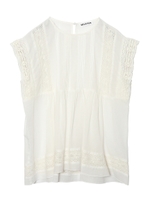 LACE BLOUSE/ホワイト