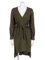 LOOSE V/N LONG TOPS/KHA