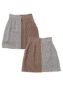 PLAID SKIRT/ベージュ