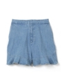 RUFFLE　HEM SHORT PANTS/ライトインディゴ