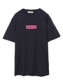 S/S TEE BAR STENCIL/ネイビー