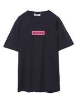 S/S TEE BAR STENCIL/ネイビー