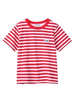STRIPED BASIC TEE/レッド