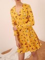 SUNNY LS DRESS/HONEY FLORAL