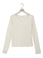 VレーステレコインナーTOPS/ホワイト