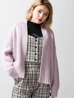WEGO/モヘアタッチミドルカーディガン