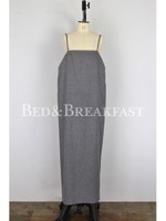 [BED&BREAKFAST]SOFT FLANNEL Dress/LtGRAY