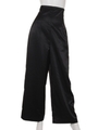 [GREED]VINTAGE PURE SATIN Wide Pants/BLACK