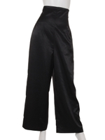 [GREED]VINTAGE PURE SATIN Wide Pants/BLACK