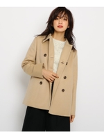 [L]ビーバーピーコート/ライトベージュ(051)